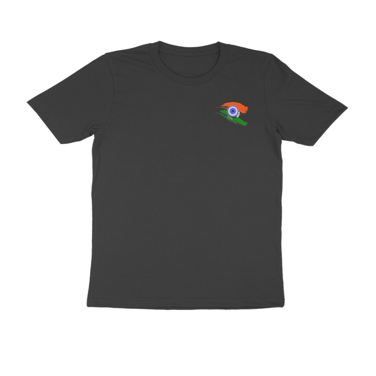 "Tricolor Pride: Indian Flag T-Shirt Design"