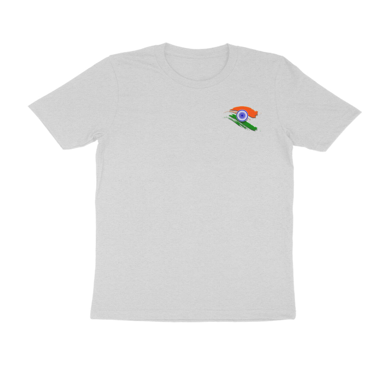 "Tricolor Pride: Indian Flag T-Shirt Design"